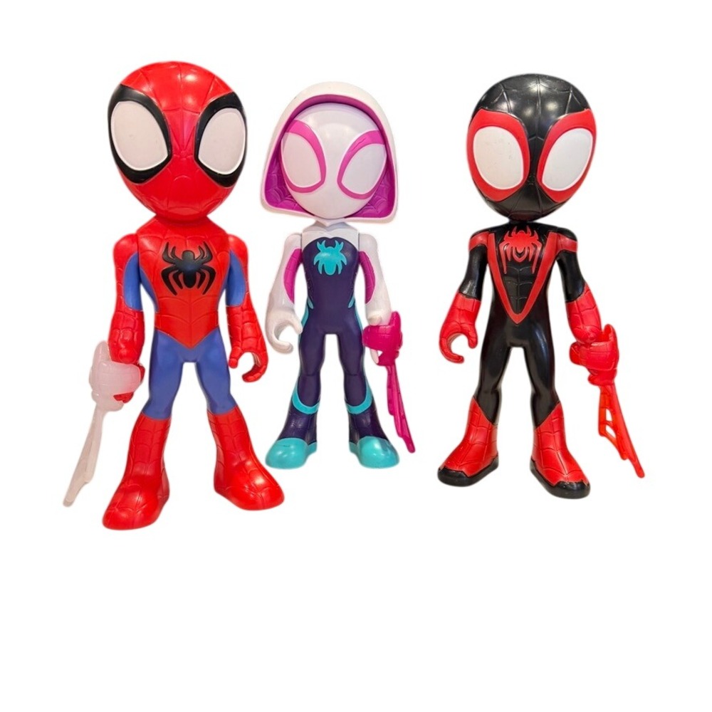 Marvel Spider-Man Miles‎ Morales Ghost-Spider Gwen Stacy Action Figure Set Toy